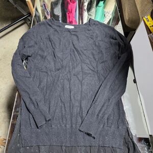 Black Cable Knit Sweater